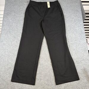 LOFT Pants Womens MP Black Twill Straight Leg Dress Work Trousers Petites